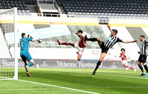 Newcastle United V Arsenal 2020-21 Prints: Arsenal's Aubameyang Scores in Empty St