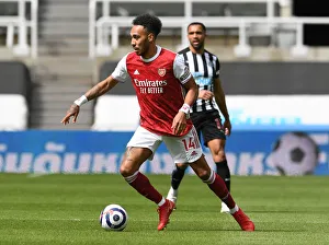 Newcastle United V Arsenal 2020-21 Prints: Arsenal's Aubameyang Scores in Empty St