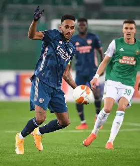 Rapid Vienna V Arsenal 2020-21 Prints: Arsenal's Aubameyang Scores Stunner in Europa League Showdown vs. Rapid Vienna