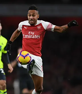 Arsenal V Huddersfield Town - 2018-19 Prints: Arsenal's Aubameyang Scores Stunner in Premier League Win vs. Huddersfield