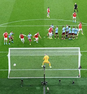 Arsenal's Aubameyang Scores Stunning Free-Kick: Arsenal 3-0 Aston Villa (Premier League 2019-20)