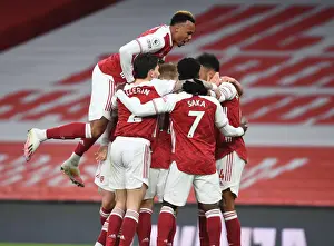 Arsenal's Aubameyang Scores, Team Celebrates Against Leeds United in Premier League 2020-21