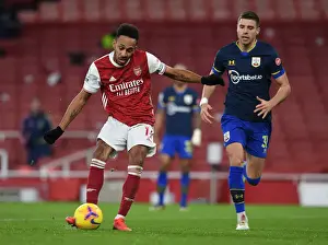Arsenal V Southampton 2020-21 Prints: Arsenal's Aubameyang Scores the Winning Goal: Premier League Triumph Over Southampton (2020-21)