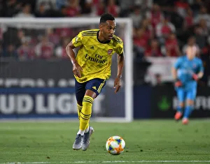 Arsenal V Bayern Munich 2019-20 Prints: Arsenal's Aubameyang Shines: Arsenal vs