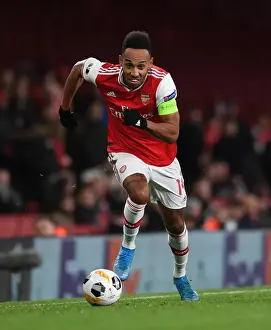 Arsenal V Eintracht Frankfurt 2019-20 Prints: Arsenal's Aubameyang Shines in Europa League Clash Against Eintracht Frankfurt