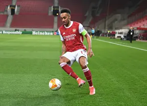 Arsenal V SL Benfica 2020-21 Prints: Arsenal's Aubameyang Shines in Europa League Clash against SL Benfica