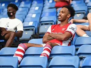 Glasgow Rangers V Arsenal 2021-22 Prints: Arsenal's Aubameyang Shines in Pre-Season Clash against Glasgow Rangers at Ibrox Stadium