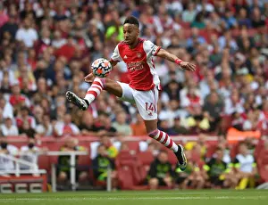 Arsenal V Norwich City 2021-22 Prints: Arsenal's Aubameyang Shines in Victory over Norwich City (2021-22)