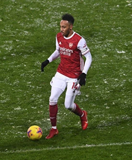 Images Dated 3rd January 2021: Arsenal's Aubameyang Shines in West Bromwich Albion Clash (2020-21)