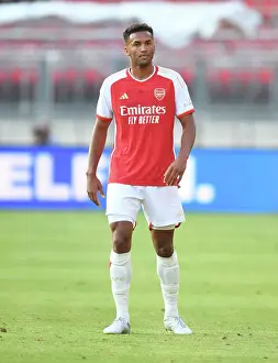 Arsenal's Auston Trusty in Action against FC Nurnberg during Pre-Season Friendly, Germany 2023