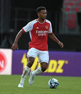 Arsenal's Auston Trusty in Action: Nuremberg vs. Arsenal, 2023