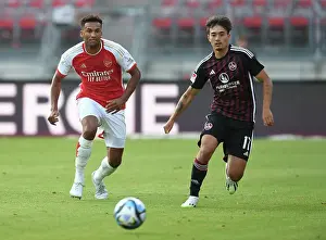Arsenal's Auston Trusty Clashes with FC Nurnberg in Pre-Season Battle