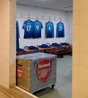 Images Dated 14th January 2018: Arsenal's Away Gear Ready for AFC Bournemouth Clash (2017-18)