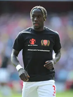 Arsenal V New York Red Bulls 2011-12 Prints: Arsenal's Bacary Sagna in Action at the Emirates Cup vs New York Red Bulls, 2011