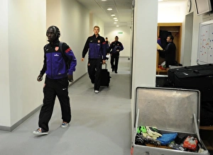 Arsenal V Fulham 2012-13 Prints: Arsenal's Bacary Sagna: Focused Before Arsenal vs. Fulham (Premier League 2012-13)