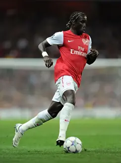 Arsenal V Olympiacos 2011-12 Prints: Arsenal's Bacary Sagna Scores Dramatic Winner Against Olympiacos in UEFA Champions League Group F at Emirates