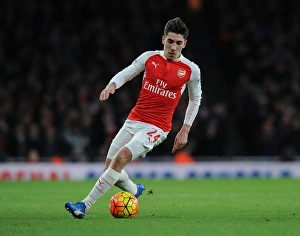 Arsenal Sunderland 2015-16 Prints: Arsenal's Bellerin in Action: Arsenal vs. Sunderland (2015-16 Premier League)