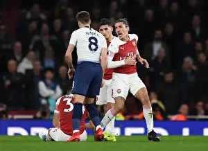 Arsenal's Bellerin Clashes with Tottenham's Winks: Intense Rivalry in the Premier League