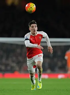 Arsenal V Bournemouth 2015-16 Prints: Arsenal's Bellerin Faces Off Against Bournemouth in Premier League Clash (2015-16)