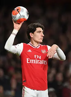 Arsenal V Everton 2019-20 Prints: Arsenal's Bellerin Faces Off Against Everton in Premier League Showdown