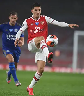 Arsenal V Leicester City 2019-20 Prints: Arsenal's Bellerin Faces Off Against Leicester City in Premier League Showdown