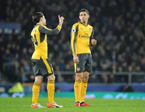 Arsenal's Bellerin and Gabriel Face Off Against Everton in Premier League Clash (2016-17)