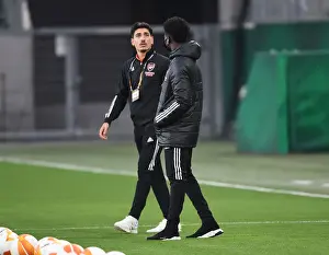 Arsenal's Bellerin and Saka Prepare for Rapid Vienna Clash in Europa League