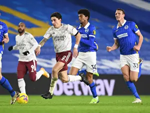 Arsenal's Bellerin Scores Past Brighton in Empty American Express Community Stadium, Premier League 2020-21
