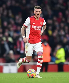 Arsenal's Ben White in Action: Arsenal vs. Burnley, Premier League 2021-22