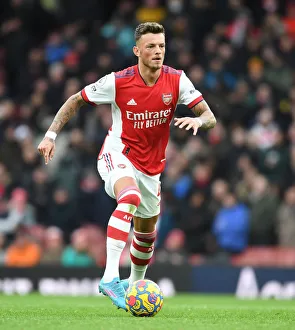 Arsenal's Ben White in Action: Arsenal vs. Brentford, Premier League 2021-22