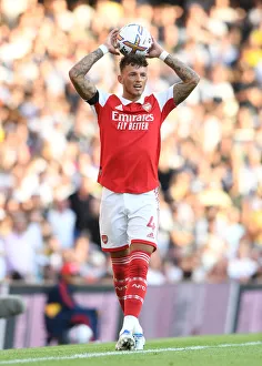 Arsenal's Ben White in Action: Arsenal vs. Fulham, 2022-23 Premier League