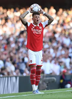 Arsenal's Ben White in Action: Arsenal vs. Fulham, 2022-23 Premier League