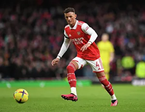 Arsenal's Ben White in Action: Arsenal vs. Brentford, Premier League 2022-23