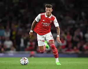 Arsenal's Ben White in Action: Arsenal vs Aston Villa, 2022-23 Premier League
