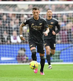 Arsenal's Ben White in Action: Aston Villa vs Arsenal, Premier League 2022-23
