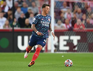 Arsenal's Ben White in Action: Brentford vs Arsenal, 2021-22 Premier League