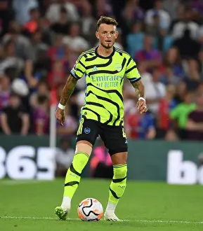 Arsenal's Ben White in Action against Crystal Palace in 2023-24 Premier League Clash
