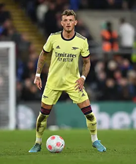 Arsenal's Ben White in Action against Crystal Palace - Premier League 2021-22