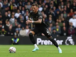 Leeds United V Arsenal 2022-23 Prints: Arsenal's Ben White in Action against Leeds United - Premier League 2022-23