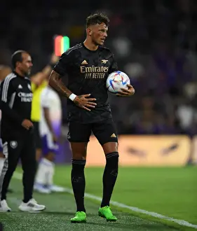 Orlando City SC V Arsenal 2022-23 Prints: Arsenal's Ben White in Action: Orlando Pre-Season Friendly, 2022