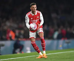 Arsenal V Southampton 2022-23 Prints: Arsenal's Ben White in Action: Premier League 2022-23 - Arsenal vs Southampton at Emirates Stadium