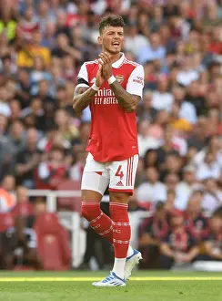 Arsenal's Ben White in Action: Premier League Showdown against Fulham, 2022-23