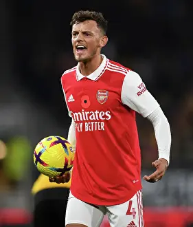 Wolverhampton Wanderers V Arsenal 2022-23 Prints: Arsenal's Ben White in Action against Wolverhampton Wanderers in the 2022-23 Premier League