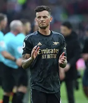 Liverpool V Arsenal 2022-23 Prints: Arsenal's Ben White Applauding Fans After Liverpool Clash - Premier League 2022-23