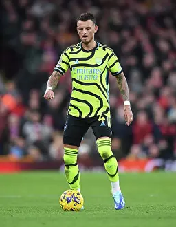 Arsenal's Ben White Faces Off Against Liverpool in Premier League Clash (2023-24)