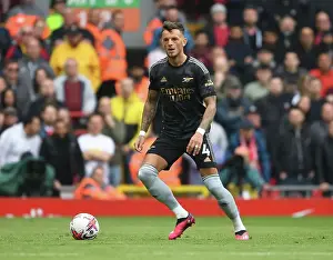Arsenal's Ben White Faces Off Against Liverpool in Premier League Showdown (2022-23)