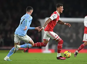 Arsenal's Ben White Faces Off Against Manchester City in Intense Premier League Showdown (2022-23)