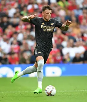 Manchester United V Arsenal 2022-23 Prints: Arsenal's Ben White Faces Off Against Manchester United in Premier League Showdown (2022-23)