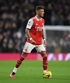 Tottenham Hotspur V Arsenal 2022-23 Prints: Arsenal's Ben White Faces Off Against Tottenham Hotspur in Intense Premier League Clash (January 2023)