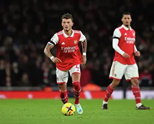 Arsenal's Ben White Faces Off Against West Ham in Premier League Clash (2022-23)
